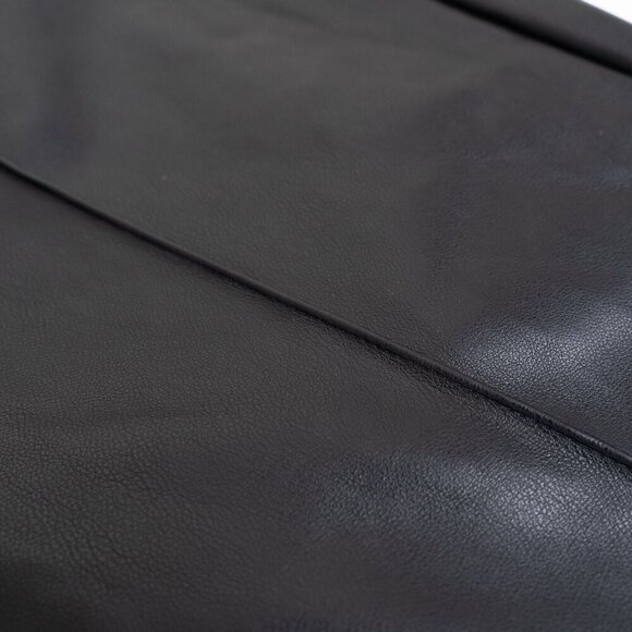 Anthropologie Avec Les Filles Faux Ever Leather Pants Flared Leg Trousers Black - Picture 12 of 13